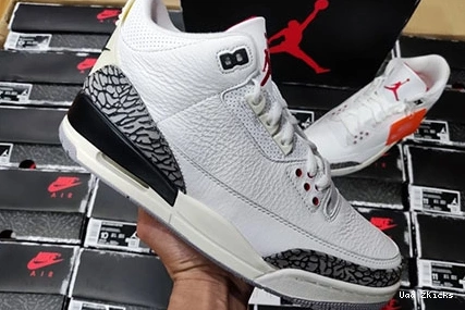 Flexible Reimagined 393 DN3707-100 Cement Retro Jordan 3 White 0926
